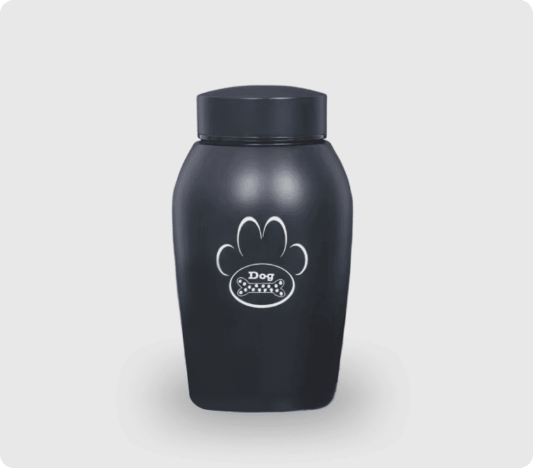 Урна "Dog Paw Black"
